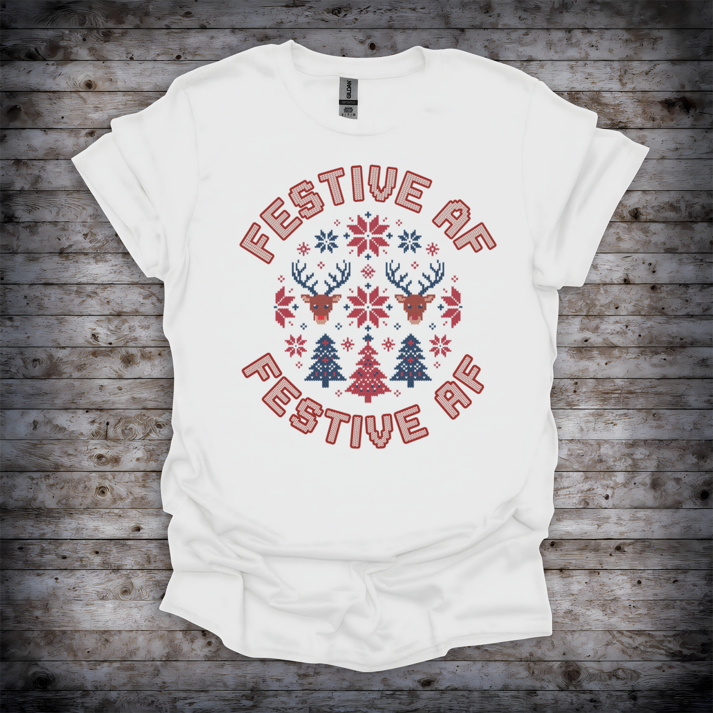 Festive AF Christmas T-Shirt