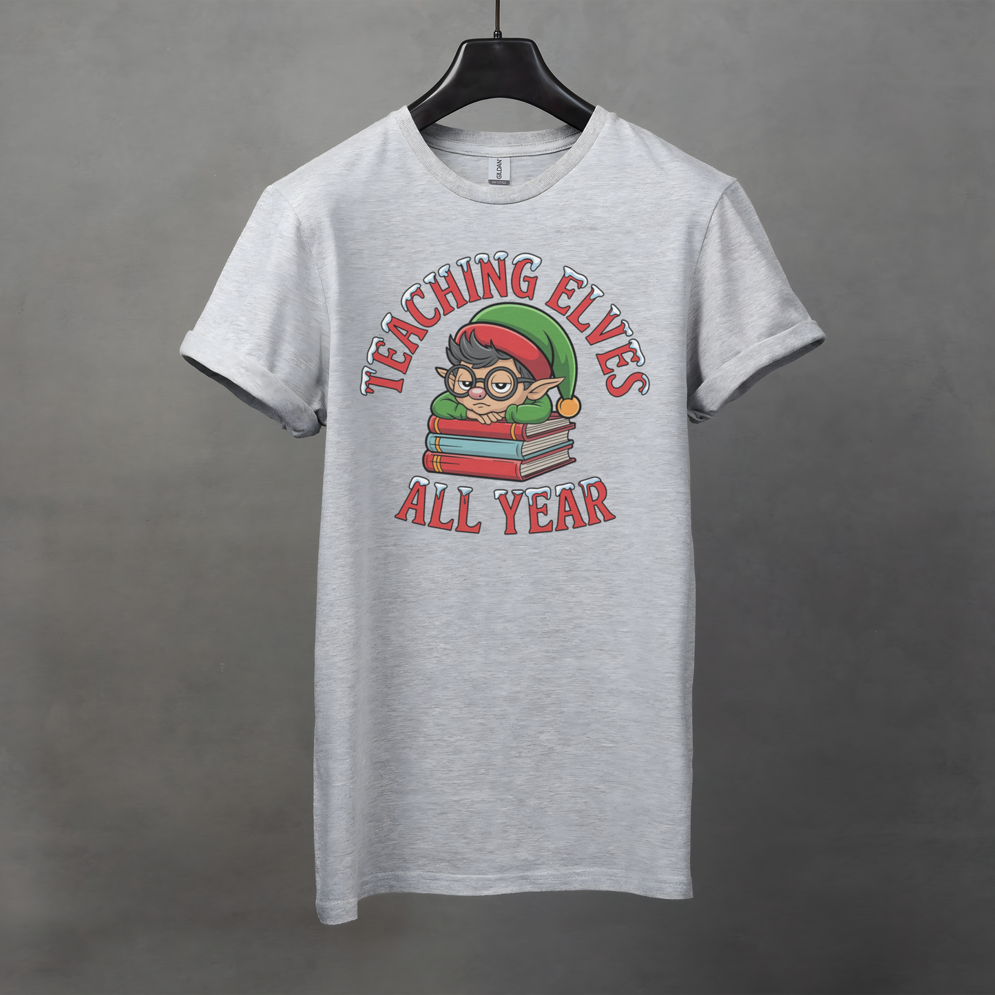 Teaching Elves All Year Teacher T-Shirt