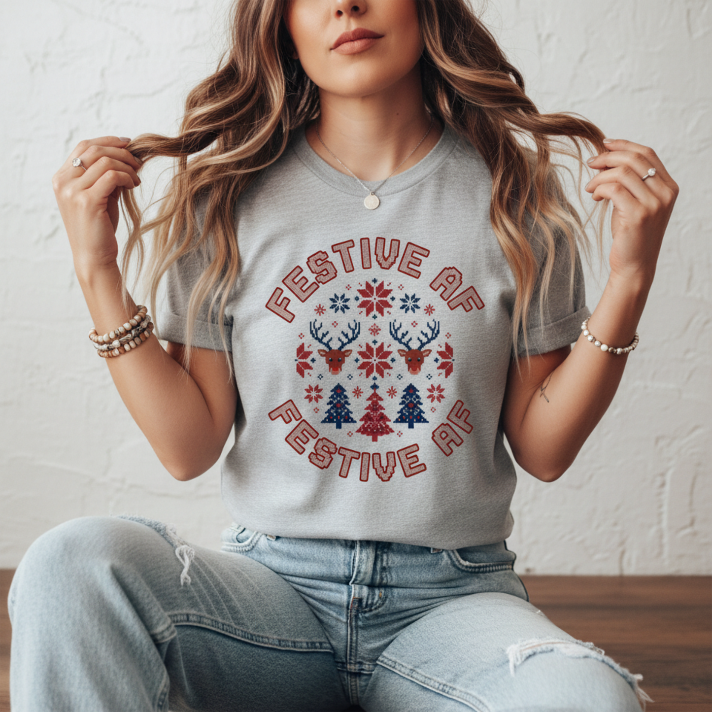 Festive AF Christmas T-Shirt