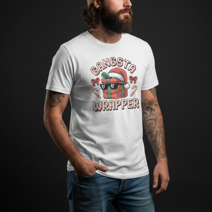 Gangsta Wrapper Christmas T-Shirt