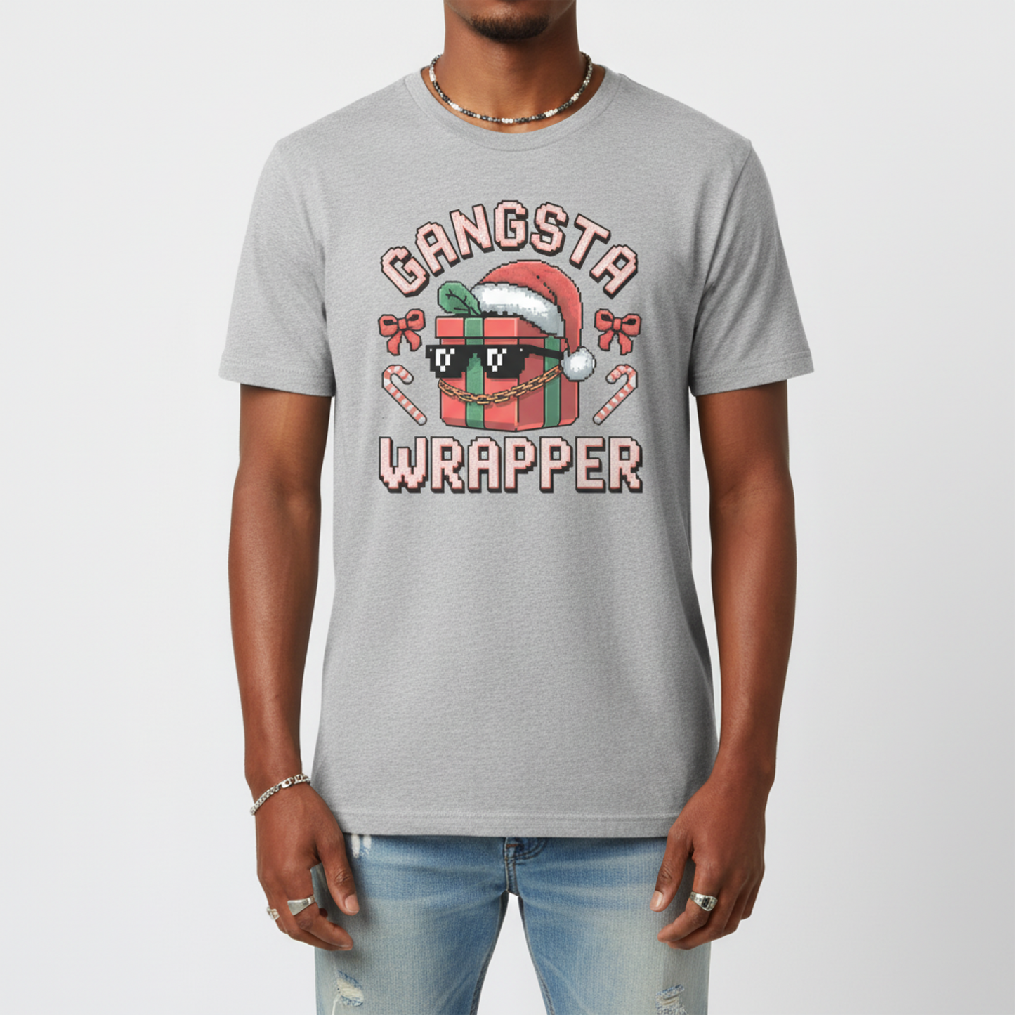 Gangsta Wrapper Christmas T-Shirt