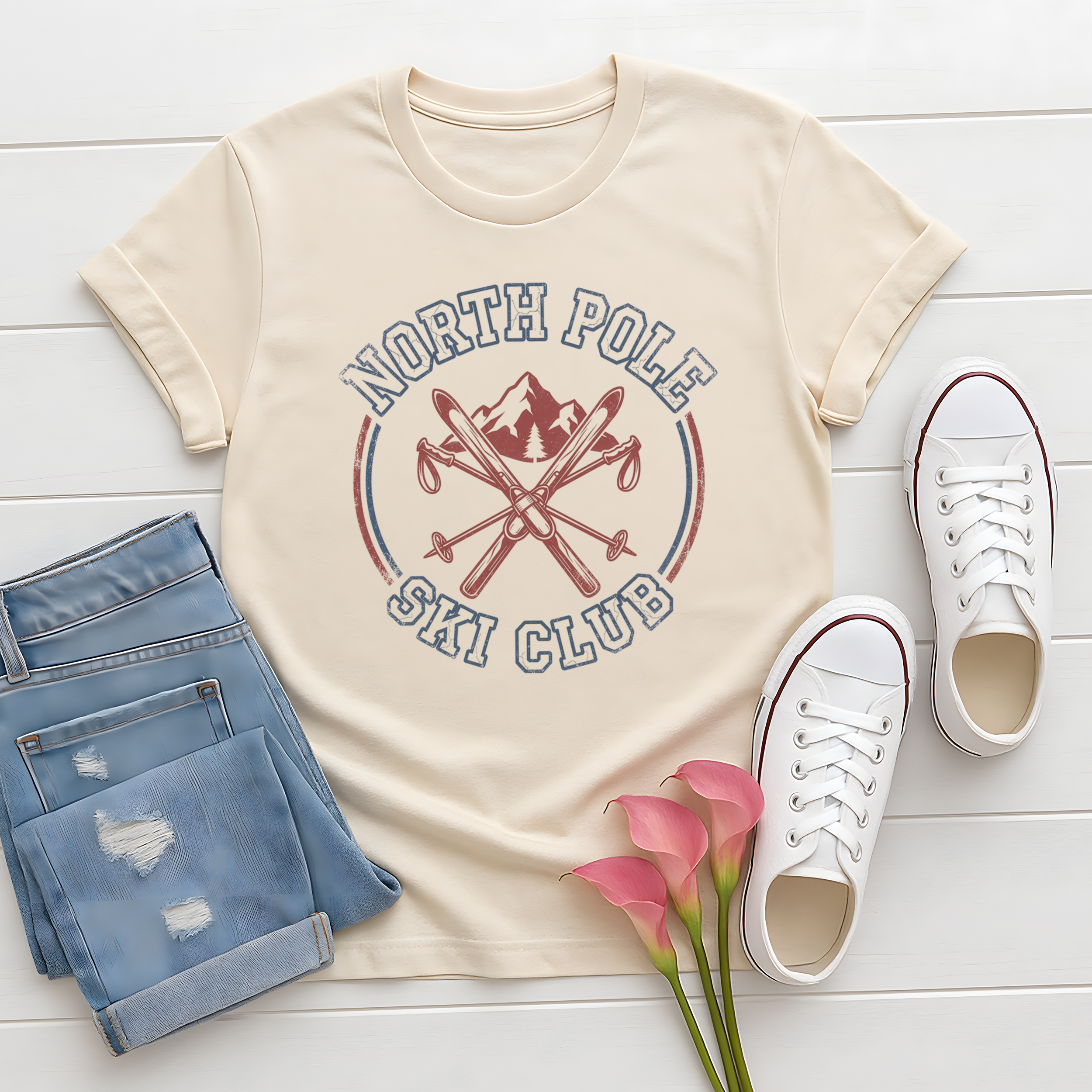 North Pole Ski Club T-Shirt