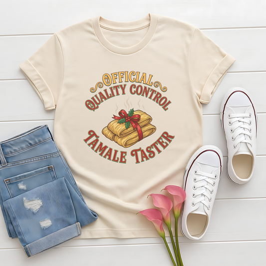 Official Quality Control Tamale Taster T-Shirt