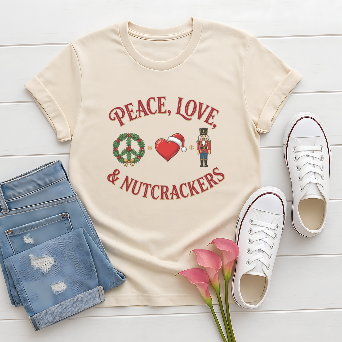 Peace Love and Nutcrackers T-Shirt