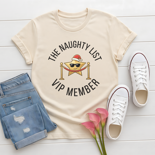 Naughty List VIP Member T-Shirt