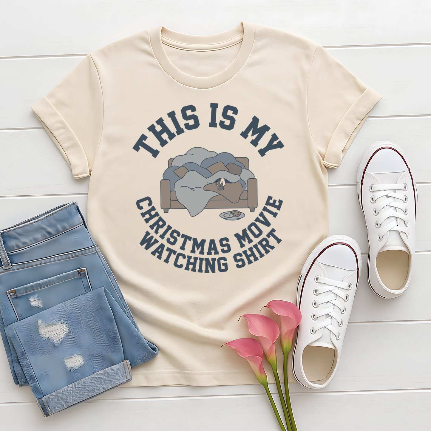 Christmas Movie Watching T-Shirt