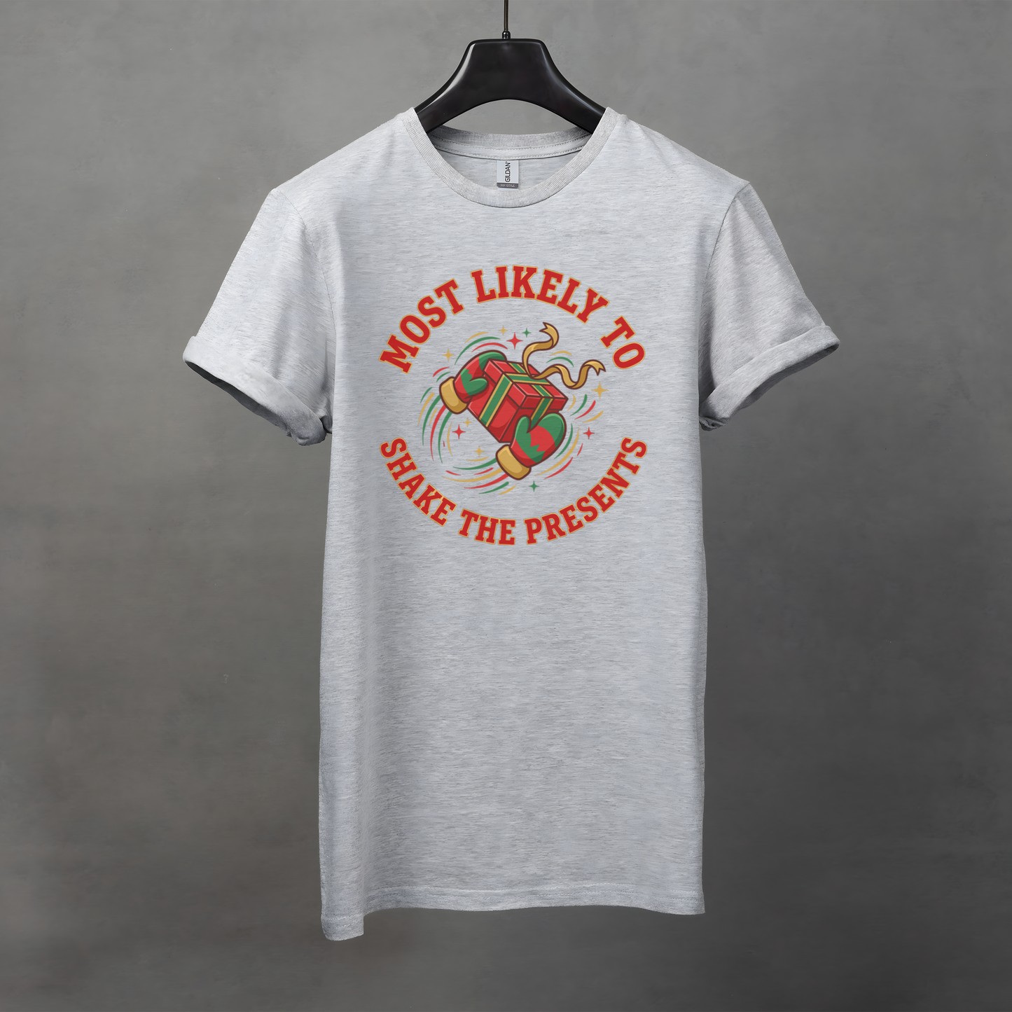 Most Likely To Shake The Presents Christmas T-Shirt