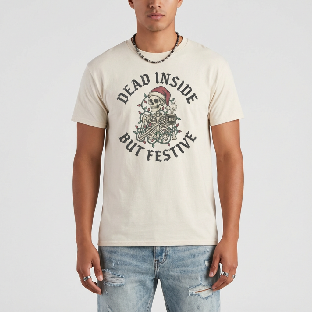 Dead Inside But Festive T-Shirt