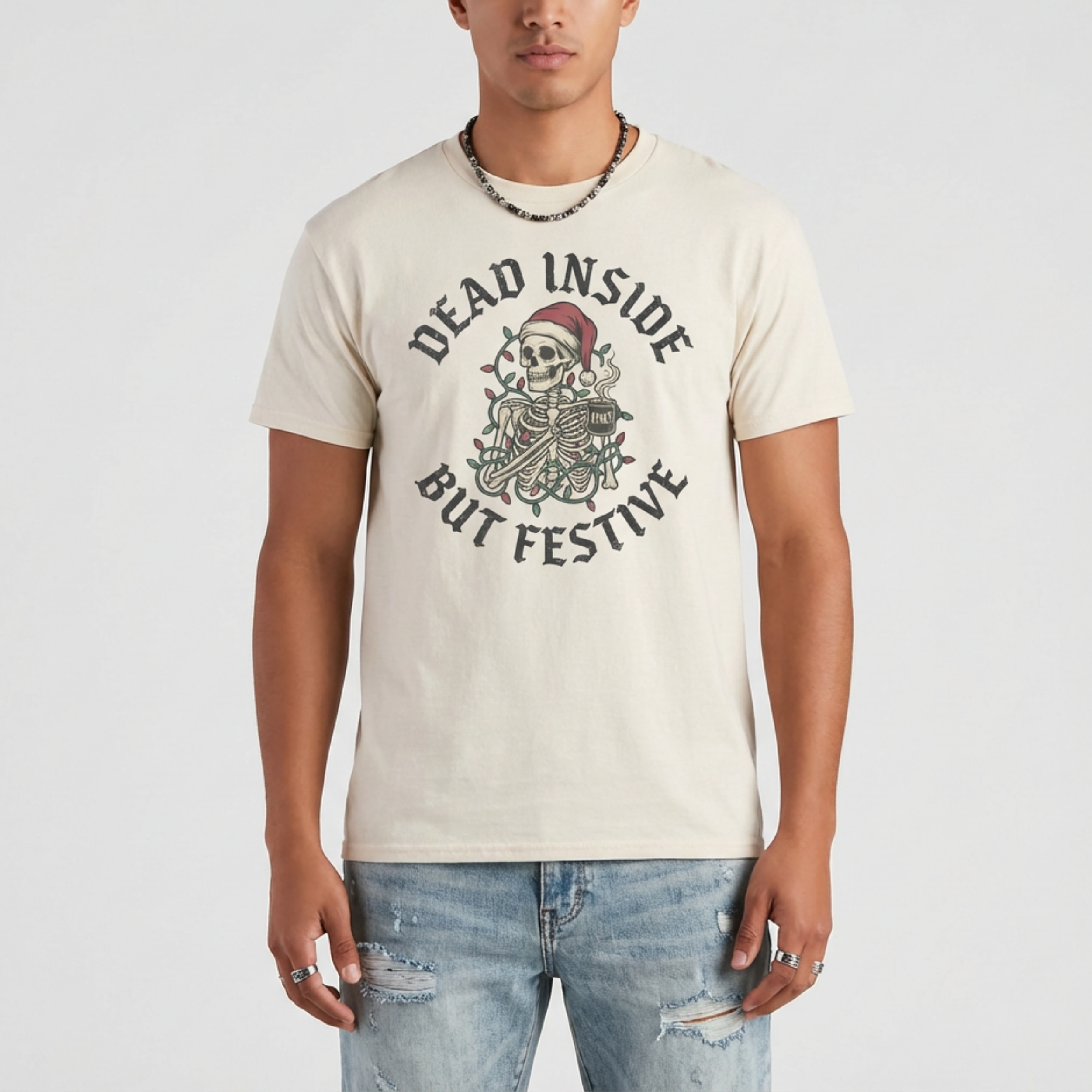 Dead Inside But Festive T-Shirt
