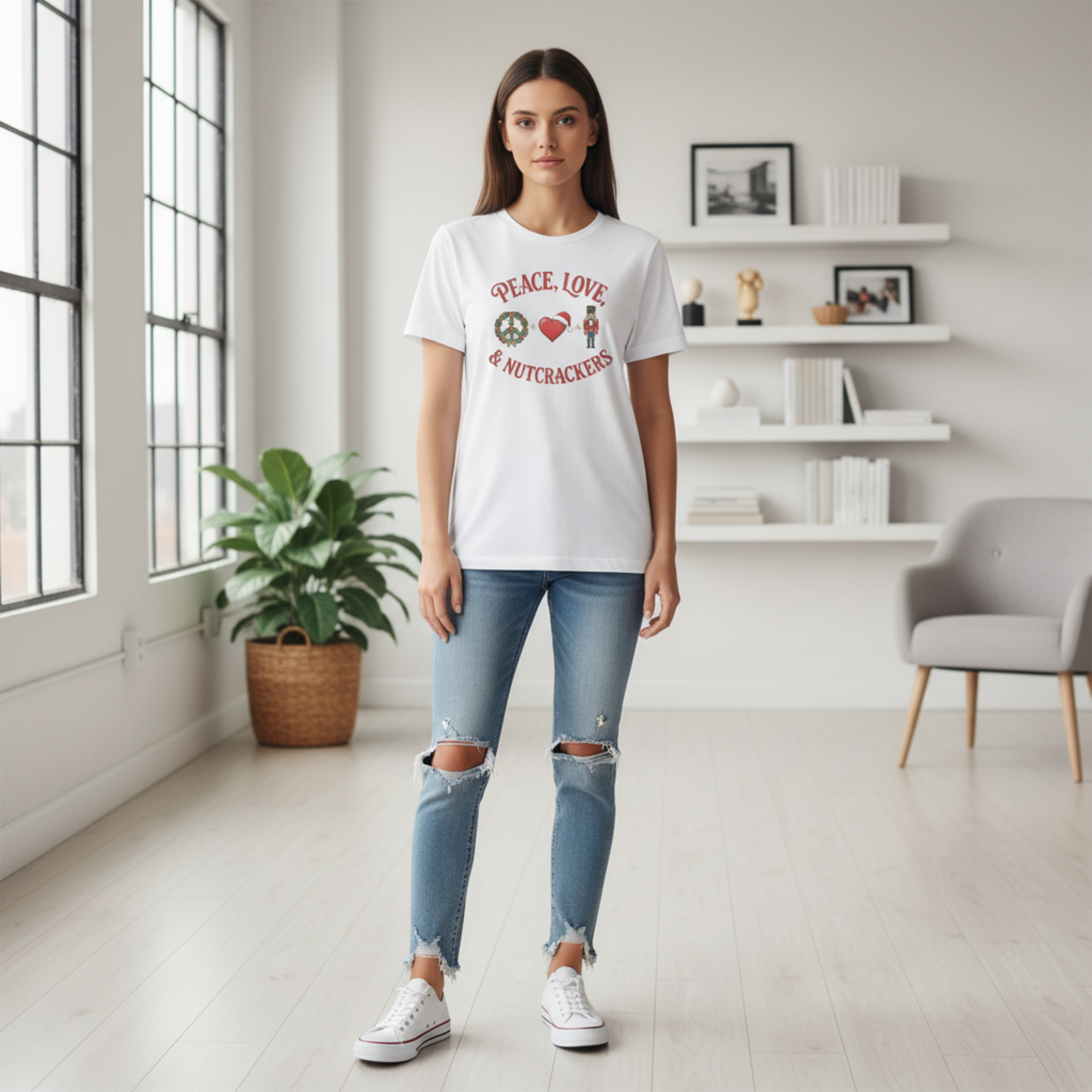 Peace Love and Nutcrackers T-Shirt