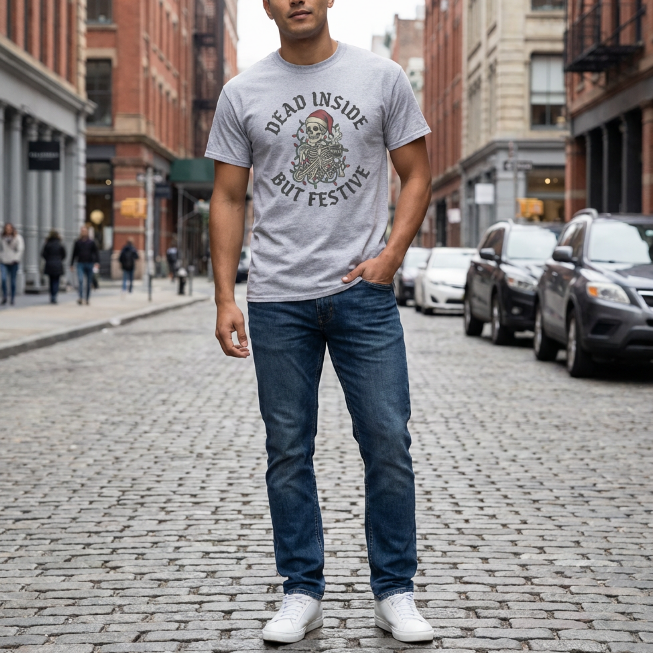 Dead Inside But Festive T-Shirt